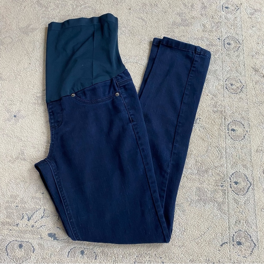 Maternity Skinny Jeans Size Small Dark Wash